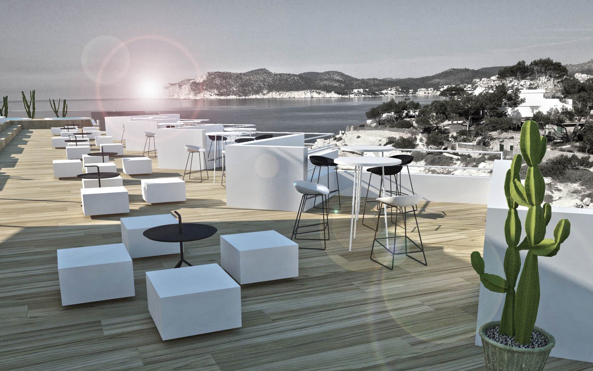 Fergus Style Cala Blanca Suites Santa Ponsa Eksteriør bilde